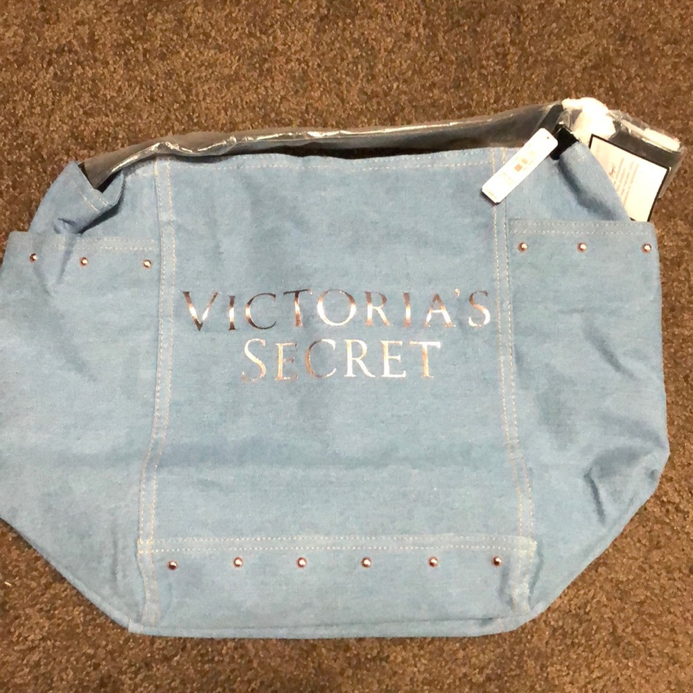 Victoria Secret jean travel bag